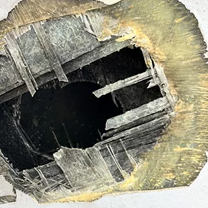 Wind Turbine Inspection Lightning Damage